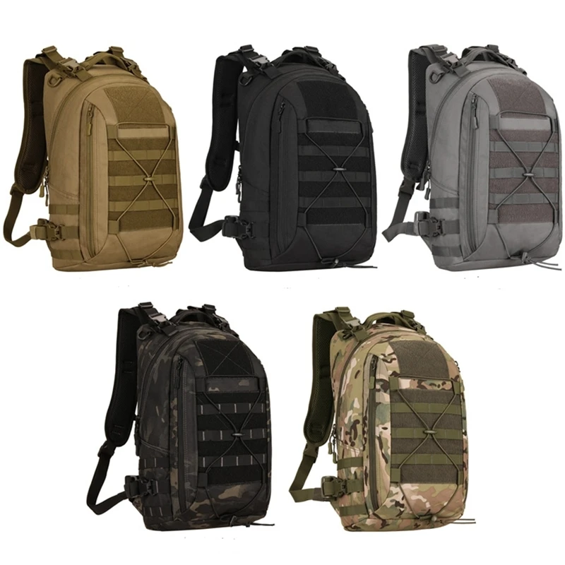 

17L Camo Men Tactical Backpack Outdoor Military Tactical Expandable Backpack Hiking Camping Trekking Hunting Bag Molle Bag