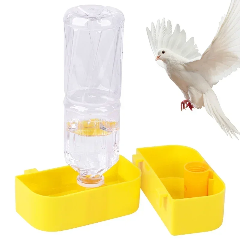 Bird Feeder Water Bottle Drinking Cups Automatic Water Dispenser for Quails Chicken Parrot Pigeons