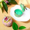 Trinket Box DecorationsStorage Box pink Butterfly  Round Trinket Box Container birthday gift Souvenir Gift Case Home Table Decor 3