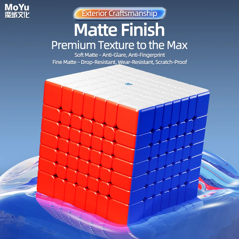 [JudyCube] Moyu AoFu V5 7X7 트리플 트랙 마그네틱 매직 스피드 큐브 스티커리스 Aofu 7x7 V5 Professional Fidget Toys Cubo Magico