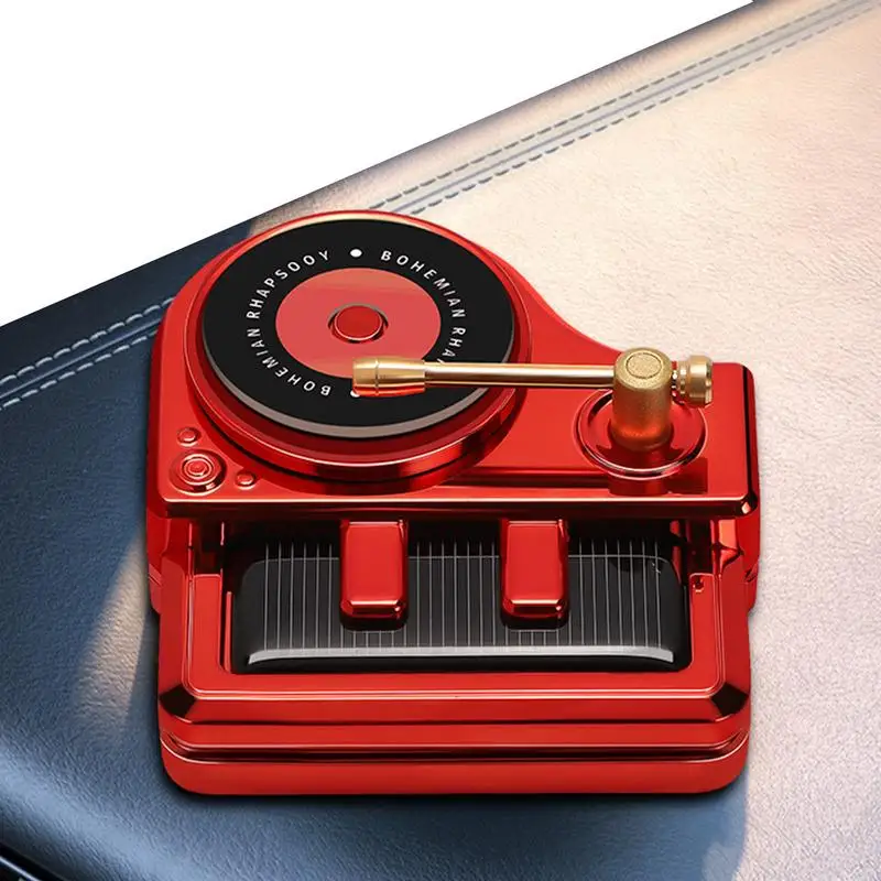 

Car Air Freshener Solar Rotating Car Air Fresheners Dashboard Ornament Piano-Shaped Dashboard Car Air Freshener Solar Rotating