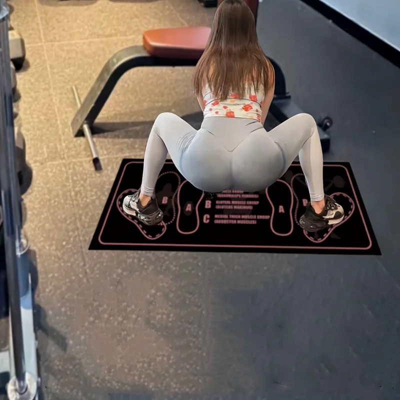 Two-Color Non-Slip Squat Mat 2