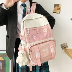 Travel Backpack Girl Female Women Backpack Nylon Kawai Rucksack Cute Student School Bag Teenage Girls Casual Bookbag Mochilas