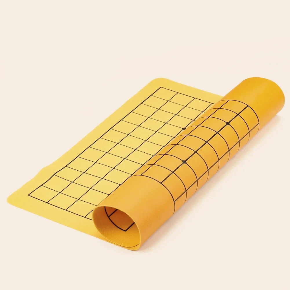 Double Sided Go Board 9 13 19 Line Combo PU Pelle Pieghevole Scacchiera Principiante Avanzato Gioco Weiqi Multi Formato Colore Casuale