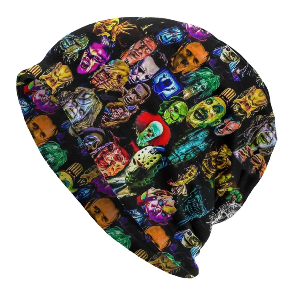 

Шапка из ужасной пленки Baddies, головные уборы, вязаная шапка для осени и зимы, теплые шапочки Чаки, инопланетянин, хищника, убийцы, шапочки, шапки