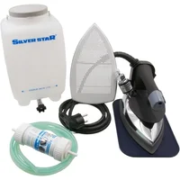 Gravity- Feed Steam Iron ~ Silver star ES-300 1