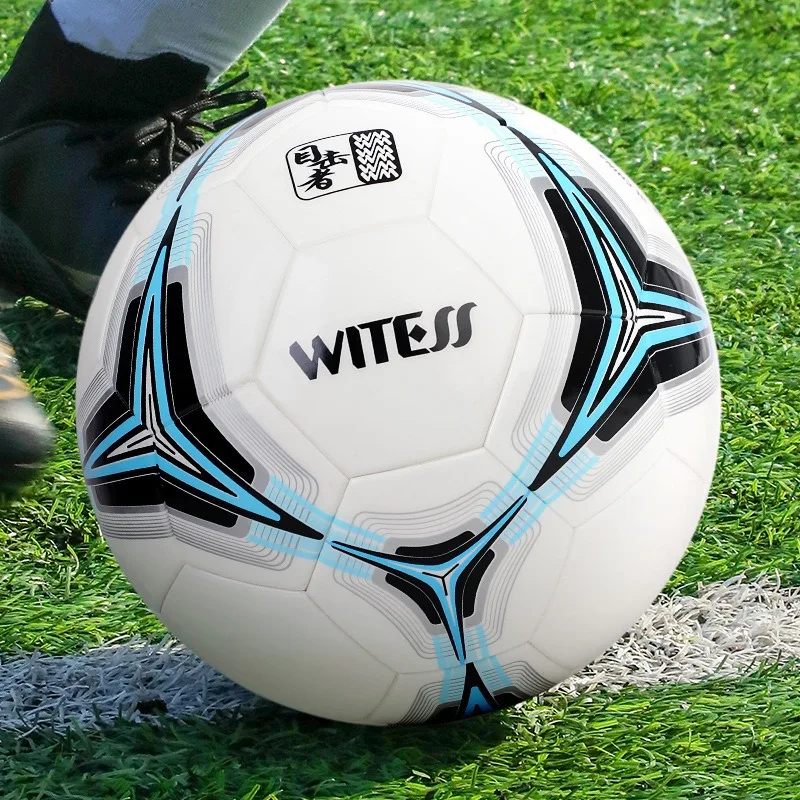 

Official Football Ball PVC Size 5 Adults Training Soccer Heat Bond Seamless Wear-resistant Waterproof Group Competition Ball