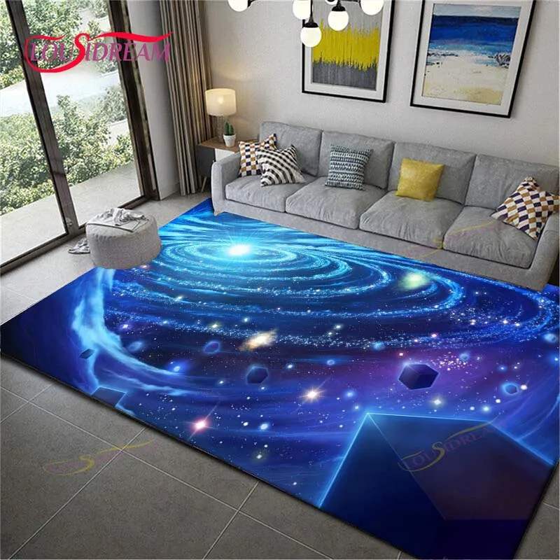 

Planet Printed Carpets Children's Room Becoration Living Room Decoration for Bed Room Rug Anime Rug Area Rug
