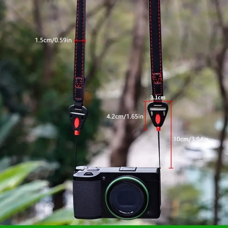 U55C 퀵 릴리스 카메라 스트랩 GR2, GR3, GR3X 카메라용 헤비 듀티 하네스 벨트 즉시 분리 설계
