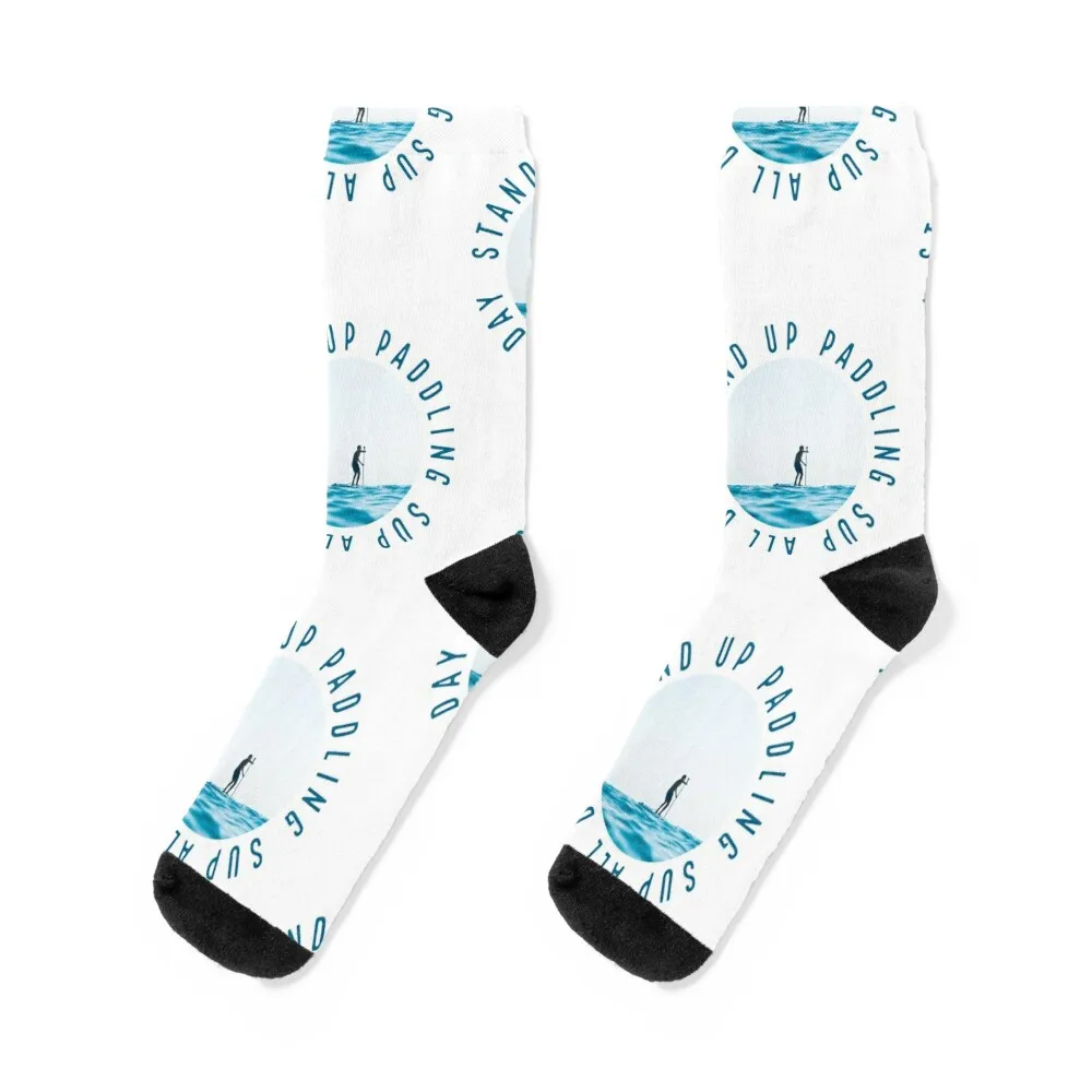 

Stand up paddling stand up paddle boarding board sup all day Socks sport japanese fashion Socks Male Women's