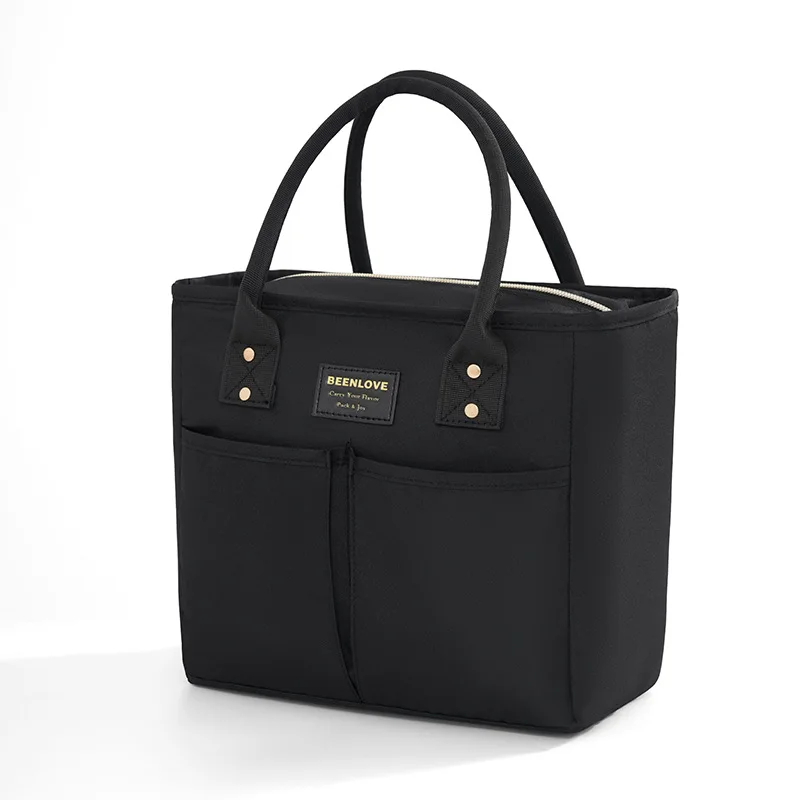 Chic Insulated Lunch Tote with Bow Design – Stylish, Waterproof Cooler Bag