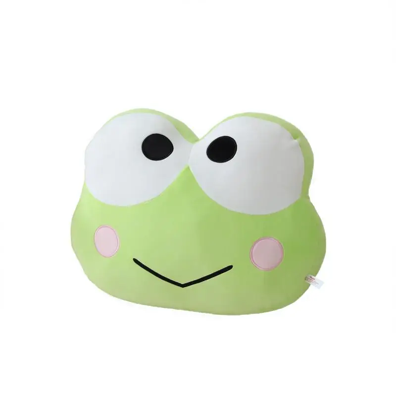 Kawaii Sanrio Kero Kero Keroppi Car Accessories CuteKero Kero Keroppi Headrest Seat Belt Cover Back Cushion Anime Pillow Gift