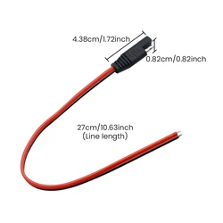 SAE Extension Cable Quick Disconnect Wire Harness with Pure Copper 0.75 Square (0.27M)