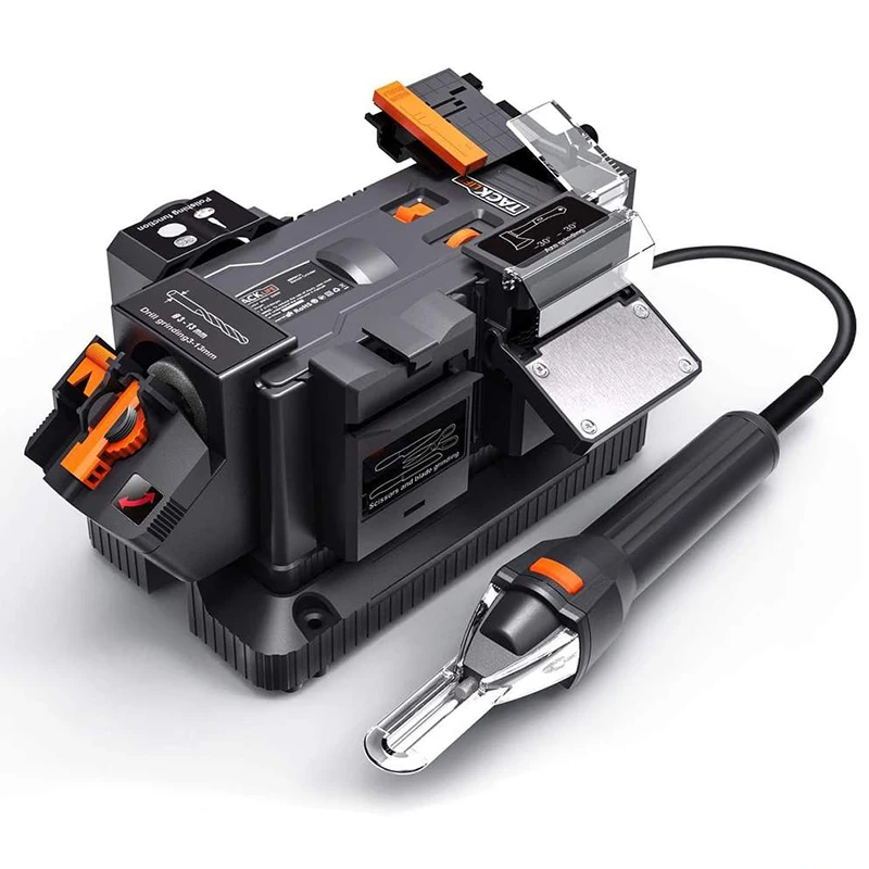 Tacklife Mbg01A Smerigliatrice Da Tavolo Multifunzionale 6 Temperamatite A Velocità Variabile 200W/1.67A Con Strumento Di Rotazione Dell'Albero Flessi