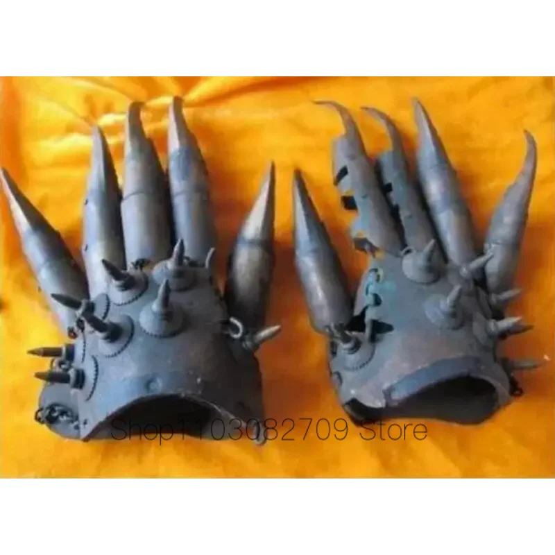 

decoration bronze factory Pure Brass Antique Interesting Ancient Chinese Copper Eagle Claw Talons Protective Sharp Powerful