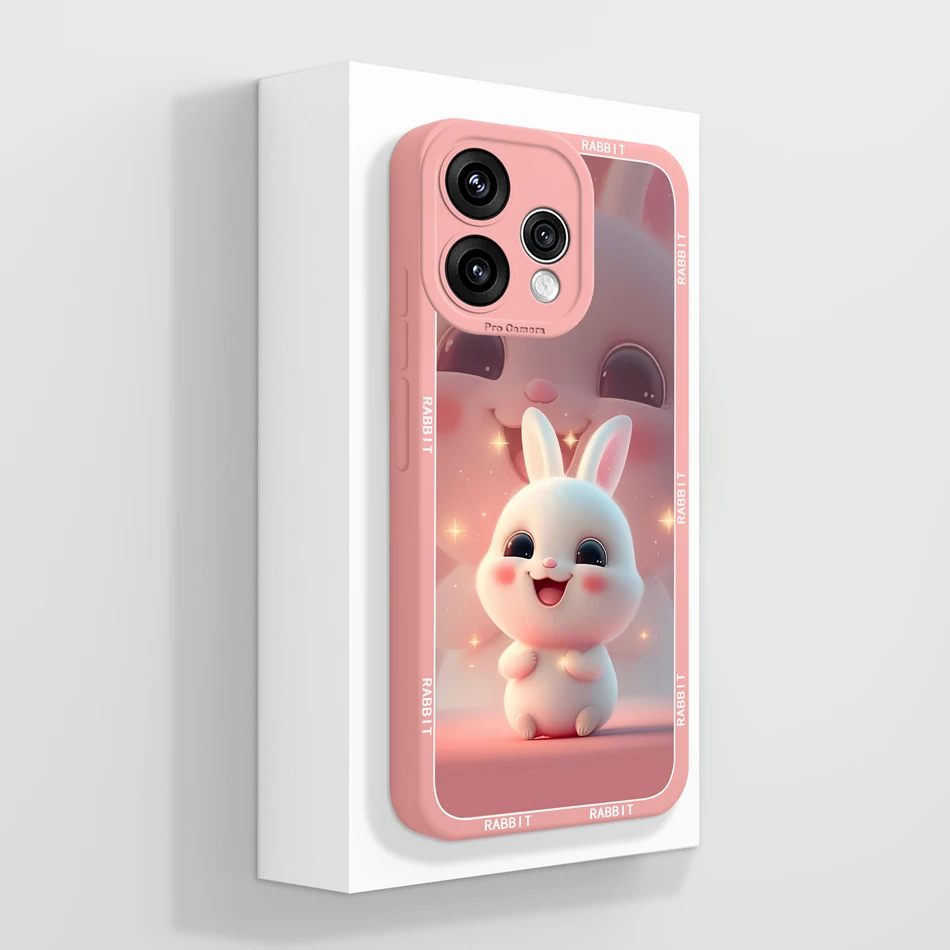 Lovely Cartoon Pattern Soft Silicone Phone Case