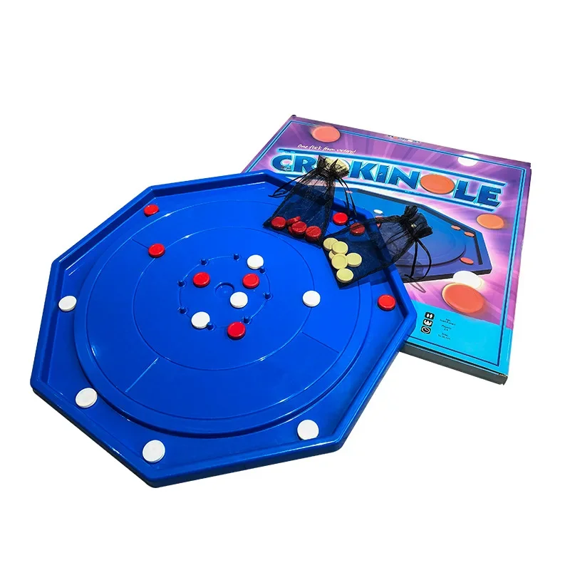 Board Game Plastic Children's Stress Relief Puzzle Toy Canada Chess Intelligence Decompression and Entertainment Crokinole