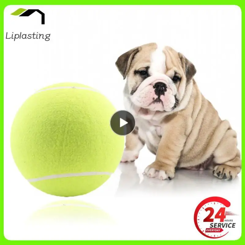 

Тренировочные игрушки для домашних животных, 20,5 см, надувные большие гигантские резиновые теннисные жевательные мячи для больших щенков