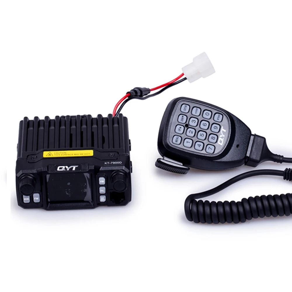QYT KT-7900D 25W Quad Band Latest Version Mini Mobile Radio 136-174/220-260/350-390/400-480MHz kt 7900D Walkie Talkie 10 KM 5