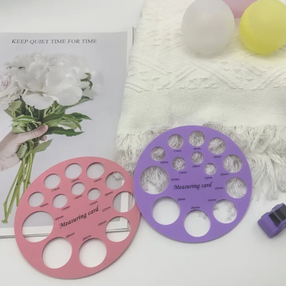 Silicone Nipple Measuring Card Non-stick Breast Pump Flange Circle Ruler Sizing Tool Efficient Breast Feeding Supply Accessories with breast pump accessories