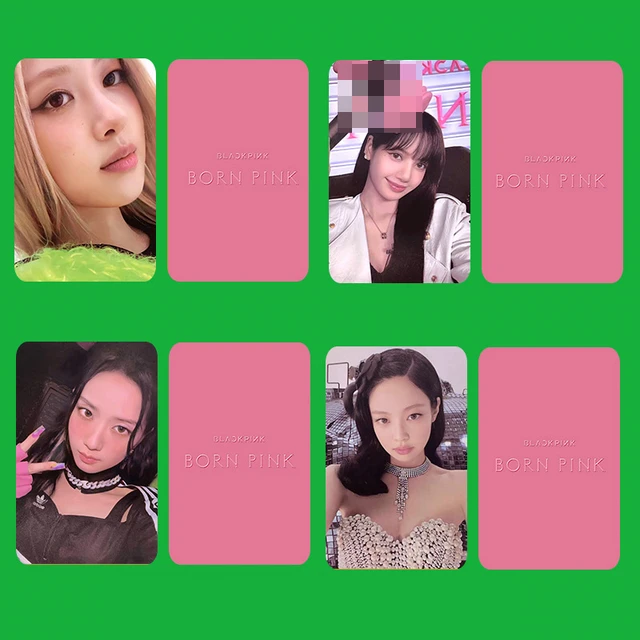 Rose born pink Photocard template