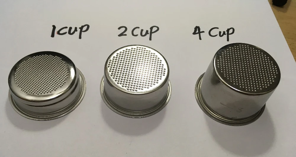 Description Picture 4 of itemDelonghi 51MM Coffee Bottomless Portafilter 304 Stainless Steel 1 2 4 Cups Filter Basket For EC680 EC685 Espresso Machine Tools