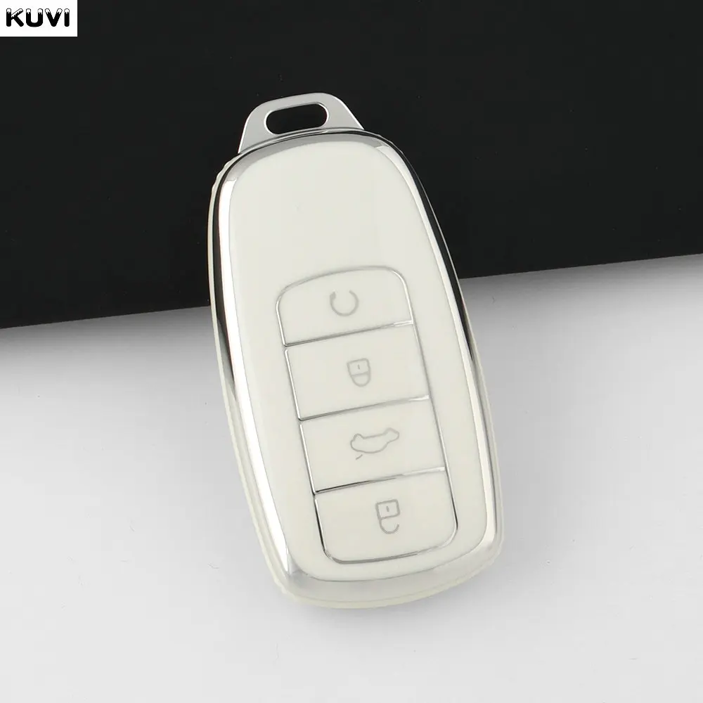 10-Piece TPU Car Key Case Protector Set