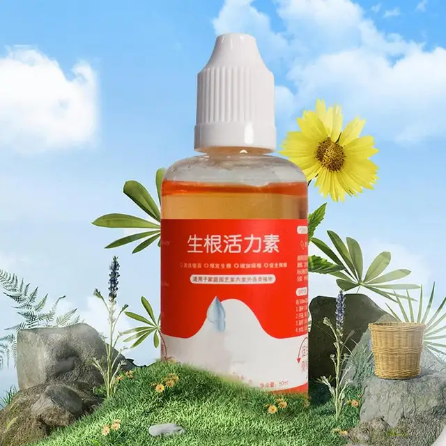 Gyökér Stimulátor Növényekhez 50 Ml Tápláló Kiegészítés Elősegíti A Gyökérzet Stimuláló Termelési Fejlődését Zamatos Növények Számára