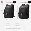 SWISS 17" Laptop Backpack Waterproof USB Charge Port Swiss-style Multifunctional Rucksack Schoolbag Mochila Hiking Travel bag 6