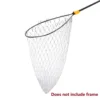 Fishing Replacement Landing Net Mesh Dia 35/40/45/50/60/70cm Small/Large Mesh Collapsible Folding Dip Net Fishing Net