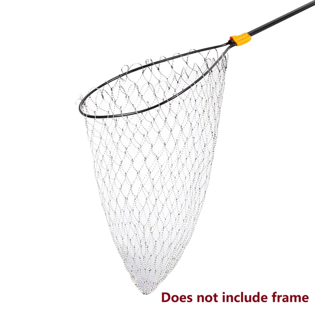 Fishing Replacement Landing Net Mesh Dia 35/40/45/50/60/70cm Small/Large Mesh Collapsible Folding Dip Net Fishing Net Fishing Replacement Landing Net Mesh Dia 35/40/45/50/60/70cm Small/Large Mesh Collapsible Folding Dip Net Fishing Net