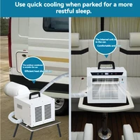 Climatiseur mobile split 220V, climatiseur portable pour voiture, climatiseur de tente de camping sans installation 6