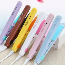 

Mini Hair Straightener Hair Curler Electronic Volume Dual-use Ceramic Styling Tool 220V Bangs Curler For Home Travel