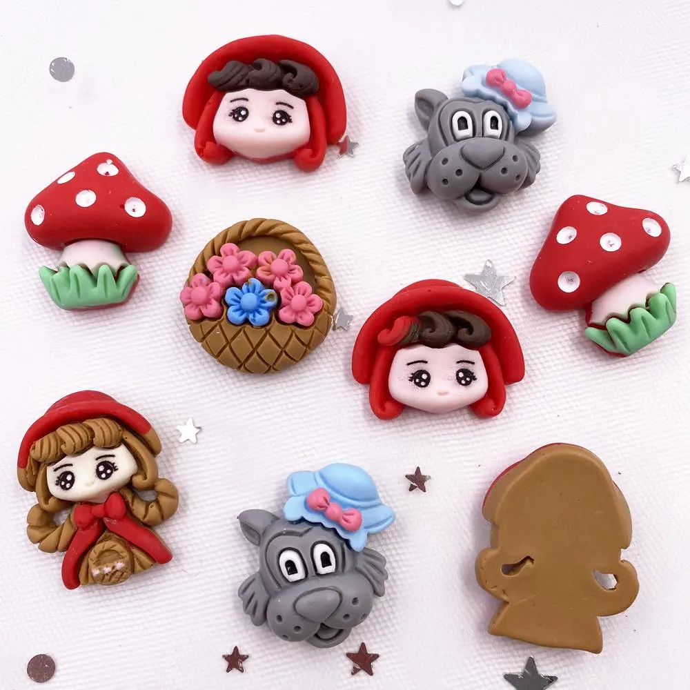 Resin Cartoon Girl Figurine 10PCS