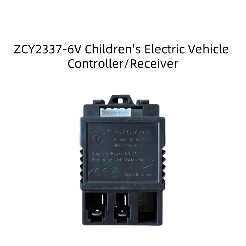 어린이 전기 자동차 수신기 컨트롤러 메인 보드 원격 제어 액세서리 국경 간 ZCY2337R-6V ABS 소재