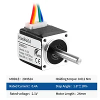 NEMA 8 Stepper Motor 20HS24 – High Precision 0.8A 24mm Motor for Embroidery & CNC Machines - Image 2