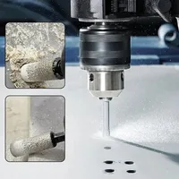 6/8/10/12mm hexagonal handle ceramic tile drilling drill, brazed diamond dry drilling tool suitable for marble concrete