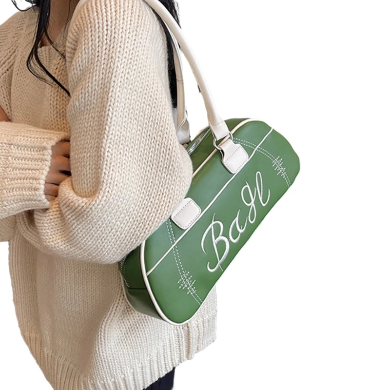 

Fashion Armpit Bag Letter Printed Shoulder Bag for Girl Women Lady Purse Trendy Handbag Tote Bag Versatile Underarm Bag