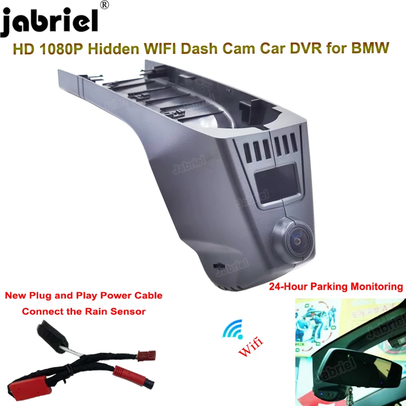 

Jabriel for BMW X4 G02 F98 X4M X3M F97 X6 F16 X7 G07 F23 F02 G14 G15 G16 Z4 G29 2018 2019 2020 Dash Cam Plug and Play Car DVR