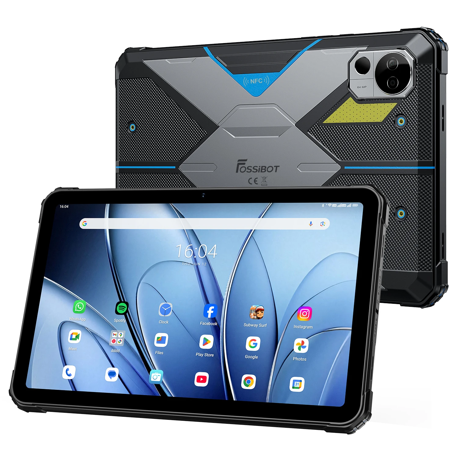 FOSSiBOT DT3 ラギッドタブレット 10.4インチ 12GB+256GB Dimensity