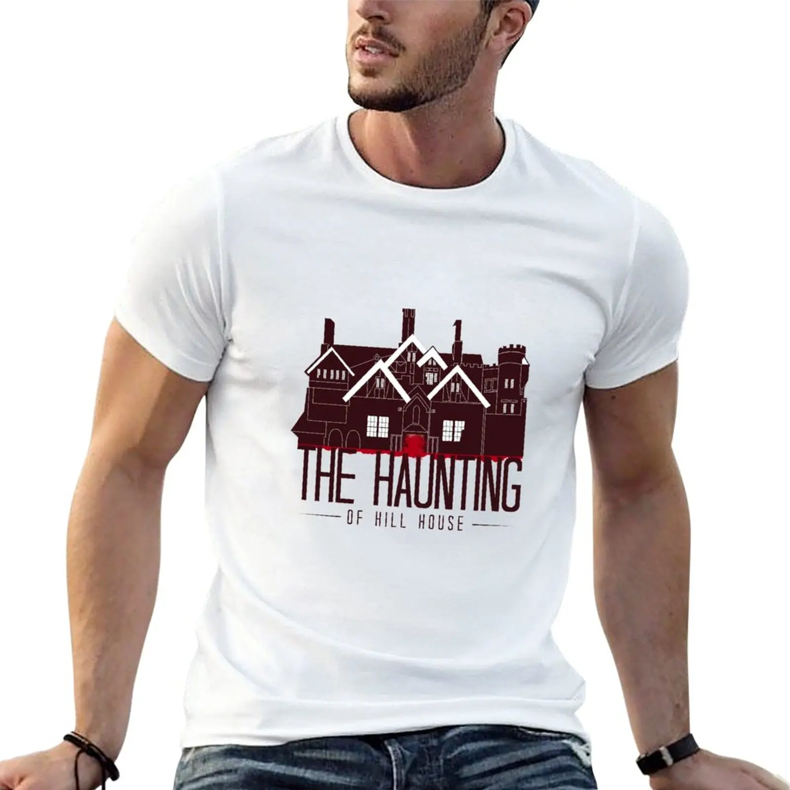 The Haunting Of Hill House .. T-Shirt Anime Animal Print Shirt For Boys Anime T-Shirt T-Shirt Manica Corta Per Uomo Cotone