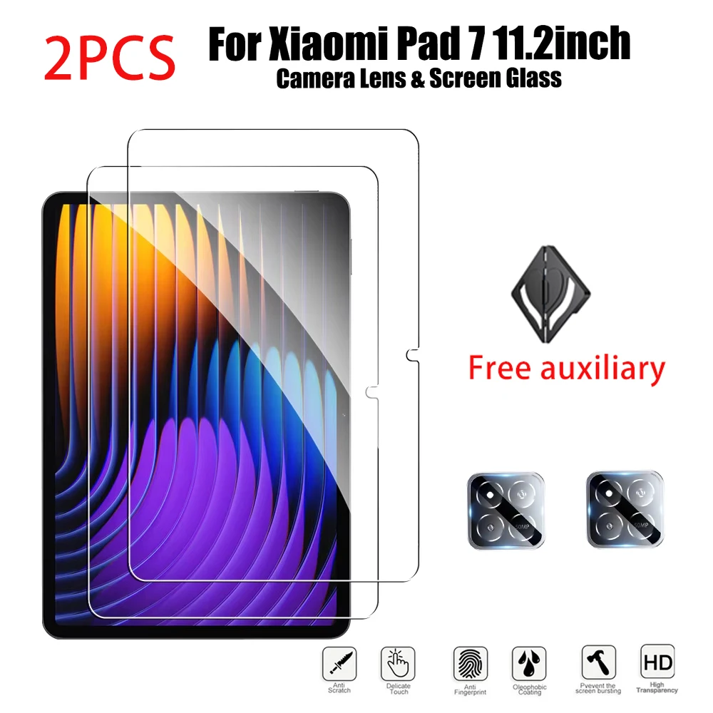 Premium HD Tempered Glass Screen Protectors - 2 Pack
