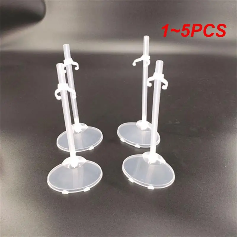 

1~5PCS Dollhouse Accessories Convenient Storage Doll Bracket Display Bracket Plastic Stand Holder Transparent Model Support