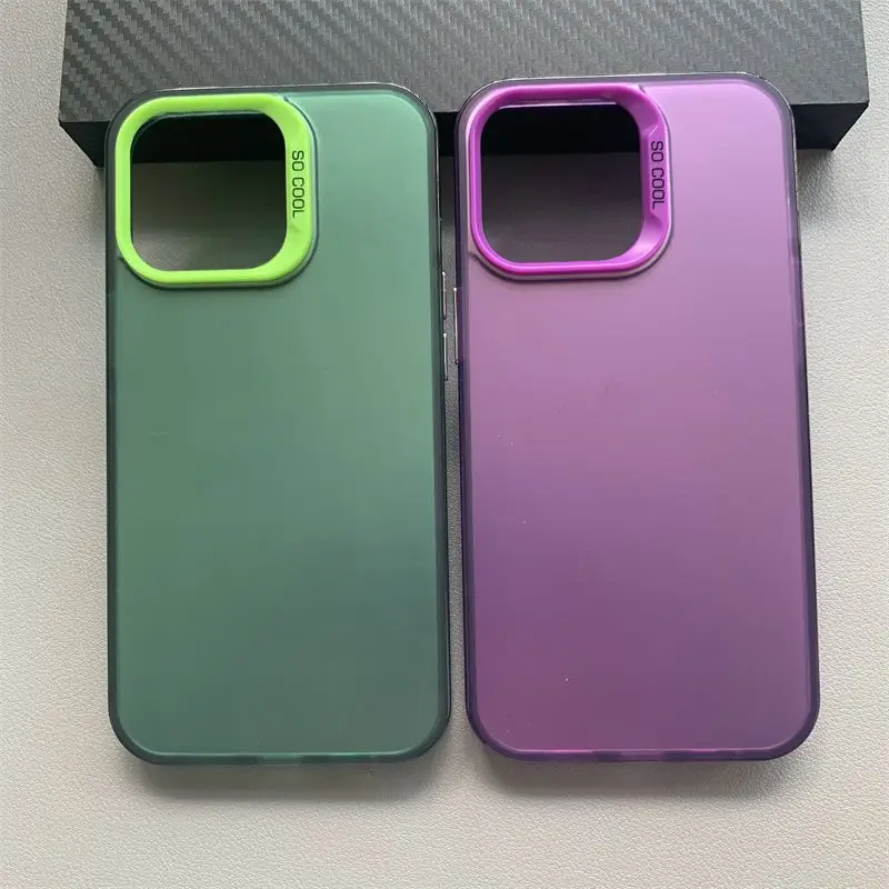 For iPhone 14 Pro Max Case iPhone 14 Plus Phone Case iPhone 14 Pro Cover iPhone 14 15 13 12 11 Metallic Aurora Skin Matte Cover - 4