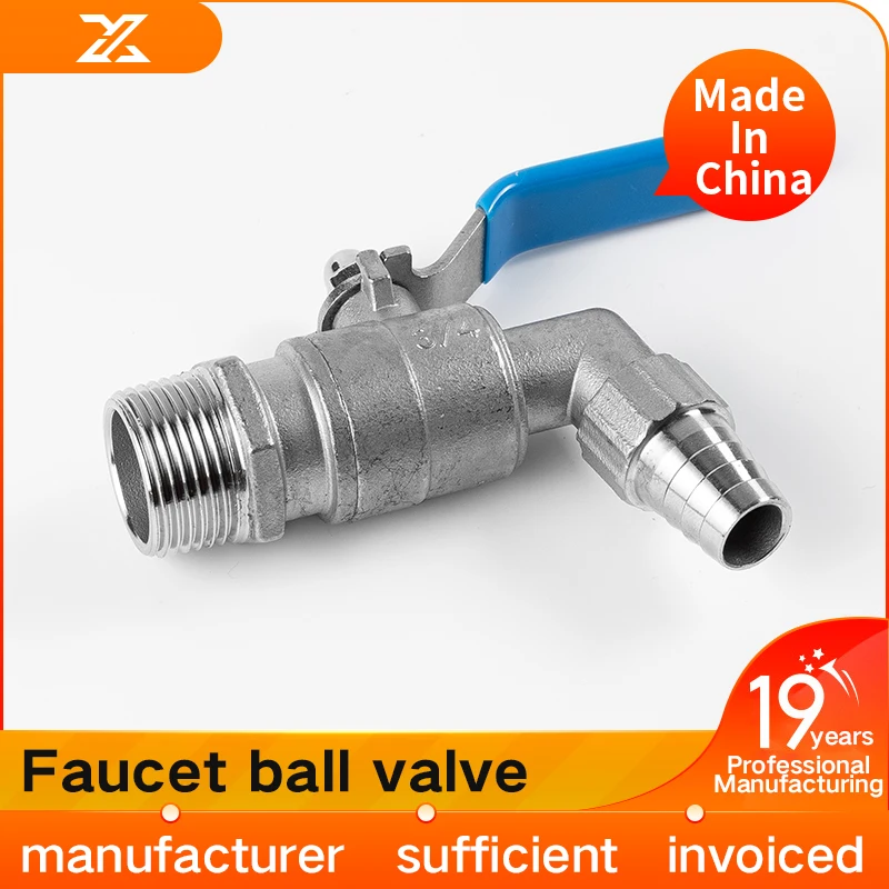 304stainlesssteelfaucetballvalvewaterpipewaterheatingoutlet