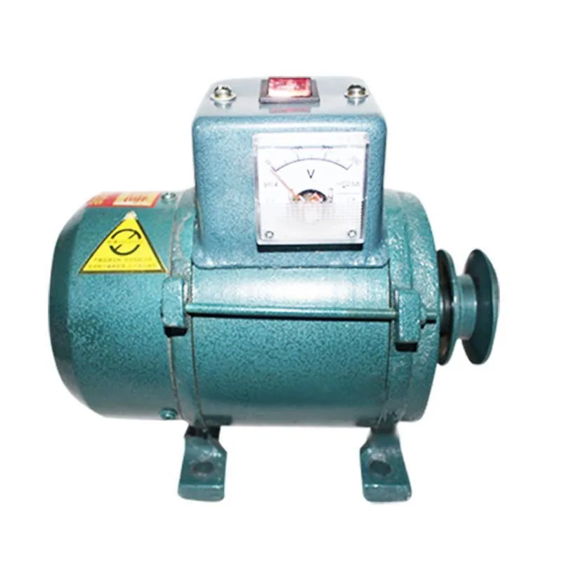 3500W 220V high power small pulley type permanent magnet lighting generator factory for sale portable gas generator