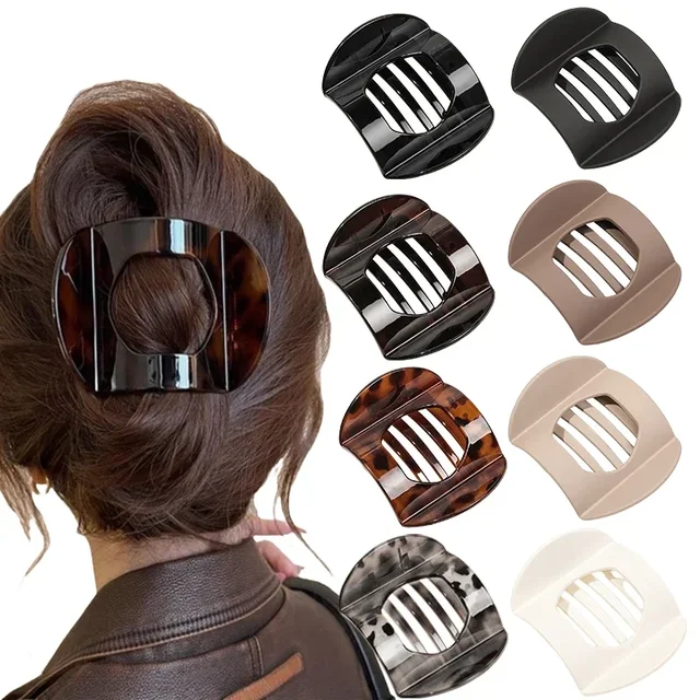 TANPC-Pinces à cheveux non ald-ald pour femmes, épingles à cheveux en forme de griffe de canard, barrettes pour filles, grande et petite périphérie vintage, nouveau 1