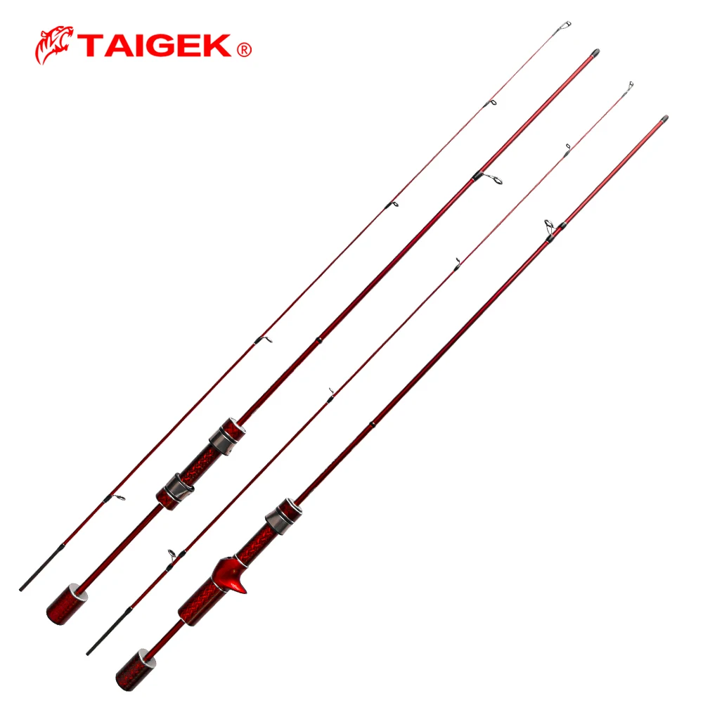 

Карбоновая удочка TAIGEK для форели, 1,5 м, 1,65 м, 1,8 м, UL, рыболовные снасти, твердый наконечник, FUJI направляющая для приманки, 1-8 г, сверхлегкие удочки