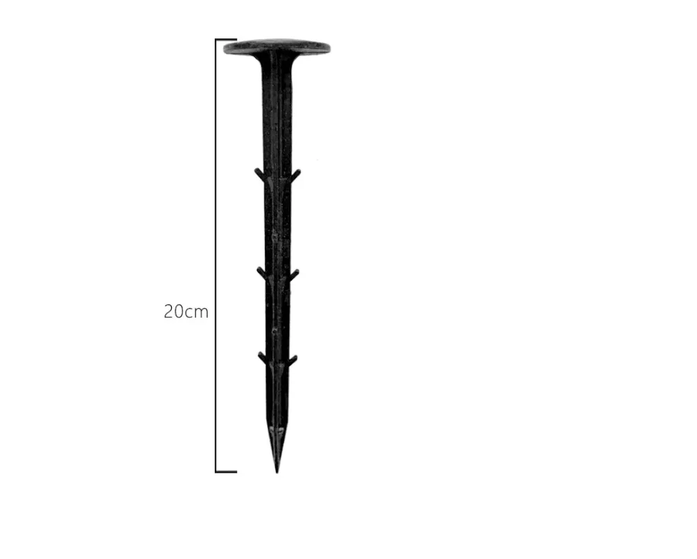 50pcs Ground Nail Film Fixed Garden Pegs Greenhouse Film Weed Prevention Ground Cloth Sunshade Fly Net Plastic Fixed Pegs