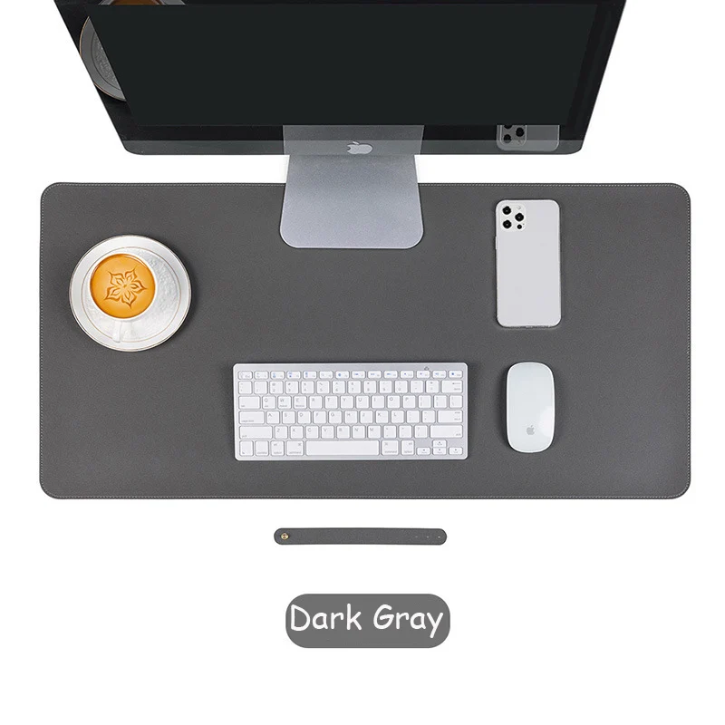 Oversized Waterproof PU Leather Desk Mat and Mouse Pad